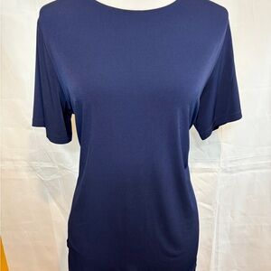 Susan Graver Liquid Knit Short Sleeve Top